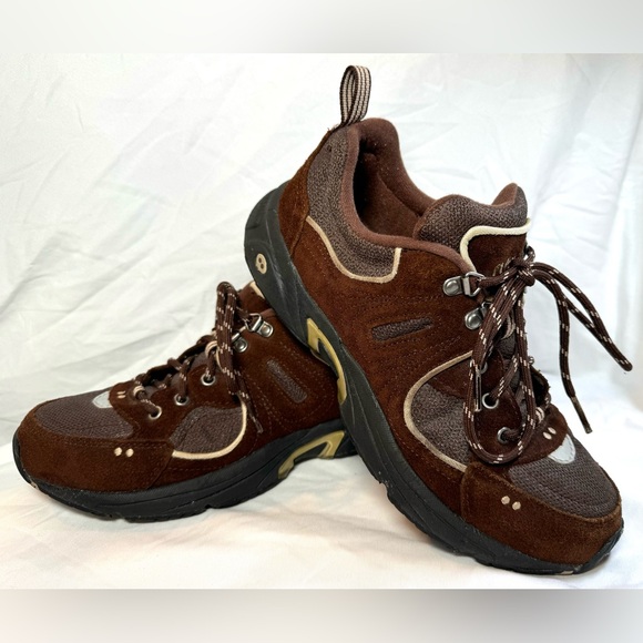 Ryka Brown Suede & Mesh Fitness Walking Shoe 8.5W - Picture 1 of 6